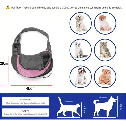 Bolsa Pet Comfort para Transportar Cães e Gatos